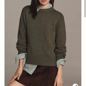 Aligne Army Green Dion sweater. Small. NWT.